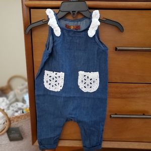 Jean Baby Girl Bodysuit